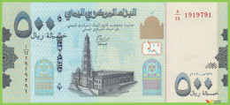 Voyo YEMEN 500 Rials 2017 P39a B128b A/14 UNC - Yemen