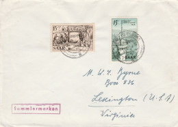 Saar Germany Old Cover Mailed - Lettres & Documents