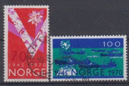 NOORWEGEN - Michel - 1970 - Nr 606/07 - Gest/Obl/Us - Gebruikt