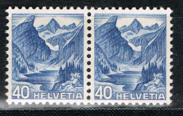 Schweiz 505 Postfrisch Im Paar, 40 Rp. Landschaften 1948 - Nuovi