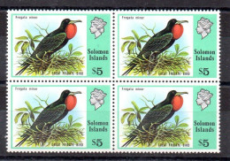Islas Salomón Bloque De Cuatro Nº Yvert 324 ** PÁJARO (BIRDS) - Solomoneilanden (1978-...)