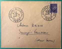 France, Divers Sur Enveloppe, TAD JOURNEE DU TIMBRE / PARIS 13.4.1942 - (A1058) - Gedenkstempels