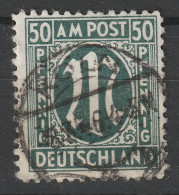 All. Besetzung, Bizone 32 Gestempelt, 50 Pfennig AM-Post Deutscher Druck - Gebraucht