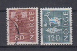 NOORWEGEN - Michel - 1972 - Nr 633/34 - Gest/Obl/Us - Gebruikt