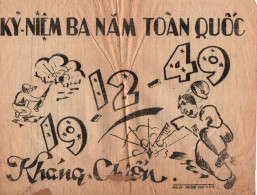 TRACT VIET-MINH 1949  ARMEE FRANCAISE INDOCHINE INDOCHINA  CEFEO PROPAGANDE - Dokumente