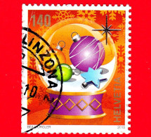 SVIZZERA - Usato - 2015 - Isola Di Natale - Palline - Christmas Baubles - Tradizioni - 140 - Used Stamps