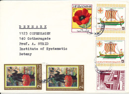Bulgaria Cover Sent To Denmark 21-12-1978 With More Topic Stamps Very Nice Cover - Briefe U. Dokumente