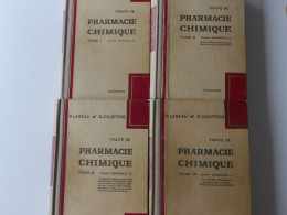 Traité De Pharmacie Chimique 4 Tomes Reliés P Lebeau G Courtois Masson And Cie - 18 Ans Et Plus