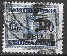 LIBIA - 1934 - SEGNATASSE - CENT. 10 - USATO (YVERT 13 - MICHEL 13 - SS 13) - Libya