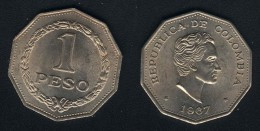 Kolumbien, 1 Peso 1967, Unzirkuliert - Colombia