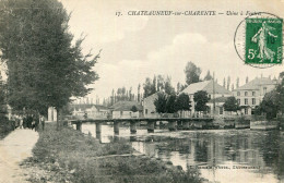 Carte CHATEAUNEUF SUR CHARENTE Usine à Feutres Les Ouvriers Du Textile - Chateauneuf Sur Charente