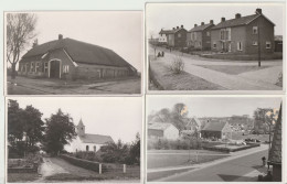 Lot Mit 4 Foto-Ansichtskarten, Ansichten Aus Drenthe? - Andere & Zonder Classificatie