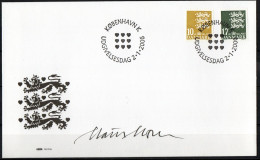 Martin Mörck. Denmark 2006. Coat Of Arms. Michel 1421 - 1422 FDC. Signed. - FDC