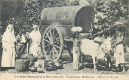 CATECHISTES Missionnaires Marie Immaculée  Kumbakonam - Hindoustan ( Retour Du Marché ) - Misiones