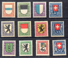 Suiza Series Nº Yvert 188/91 + 214/17 +218/21 * - Nuovi