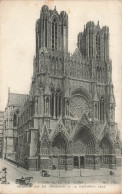 FRANCE - Cathédrale De Reims - Incendiée Par Les Allemands Le 19 Septembre 1914 - Carte Postale Ancienne - Reims