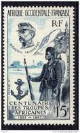 A. O. F.   P. A.  N° 21  XX  Centenaire Des Troupes Africaines Sans Charnière TB - Unused Stamps