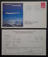 Concorde,  Vol PARIS- WASHINGTON  Le 24/5/1976. - Concorde