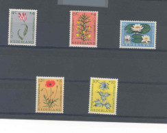 Netherlands  1960 Fleurs Bloemen NVPH 738/42 Yvert 719/23 MNH ** - Ungebraucht