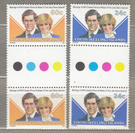 COCOS (Keeling) ISLANDS 1981 Royal Family Diana MNH(**) Mi 73-74 #33964 - Cocoseilanden