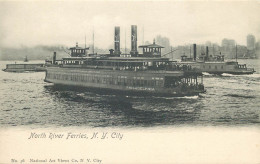 ETATS UNIS  NEW YORK  North River Ferries - Transportes