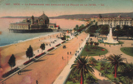 FRANCE - Nice - La Promenade Des Anglais Et Le Palais De La Jetée - LL - Animé - Carte Postale Ancienne - Monumentos, Edificios