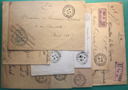 France WW1 - Lot De 10 Enveloppes - (A1084) - 1. Weltkrieg 1914-1918