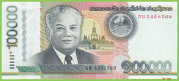 Voyo LAOS 100000 Kip 2011(2012) P42 B518a AH UNC - Laos