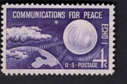 202747440 1960 SCOTT 1173 (XX) POSTFRIS MINT NEVER HINGED  -  ECHO I - COMMUNICATIONS FOR PEACE ISSUE - Ungebraucht