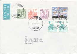 Yugoslavia Cover Sent To Denmark Beograd 4-8-1985 Topic Stamps - Storia Postale