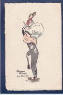 CPA Bursky Stanislas Satirique Caricature Par Bursky Circulé Cochon Pig Espagne Alphonse XIII - Andere & Zonder Classificatie