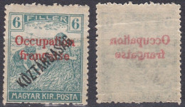 Hongrie Arad 1919  Mi 34 NMH ** Moissonneurs Surcharge Recto Verso (A8) - Unused Stamps