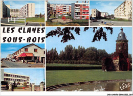 CAR-AANP6-78 CPSM-0491 - SOUVENIR DES CLAYES-SOUS-BOIS - 15x10cm - Les Clayes Sous Bois