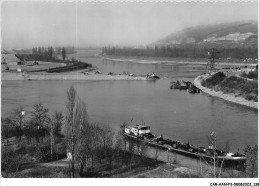 CAR-AANP3-68 CPSM-0245 - CHANTIER D'OTTMARSHEIM -Bouchure Du Canal De Fuite De Kembs - 15x10cm - Ottmarsheim