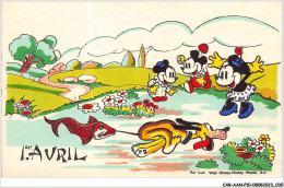 CAR-AANP10-DISNEY-0893 - MICKEY MOUSE - Mickey - Jojo Et Michou Mouse - Pluto - Disneyland