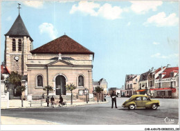 CAR-AANP8-91 CPSM-0731 - DRAVEIL - Place De L'église - 15x10cm - Draveil