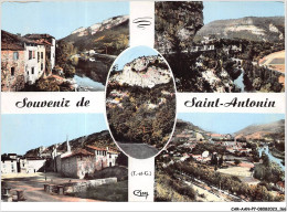 CAR-AANP7-82 CPSM-0636 - SOUVENIR DE SAINT-ANTONIN - 15x10cm - Saint Antonin Noble Val