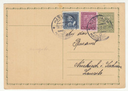 Czechoslovakia Postal Stationery Postcard Posted 1937 B240401 - Postales