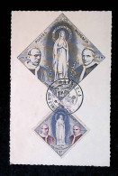 Carte Maximum, Monaco - A, Jour D'émission, 15-5-1958, Que Soy Era Immaculada Councepciou - Maximumkaarten