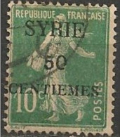 SYRIE - Mandat Français - Timbre De France De 1900-21 Surchargé - Syria