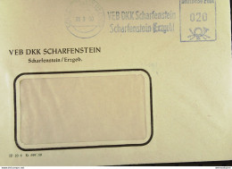 DDR: Brief Mit AFS Deutsche Post =020= SCHARFENSTEIN (ERZGEB) Vom 25.3.60 "VEB DKK Scharfenstein (Erzgeb)" - Máquinas Franqueo (EMA)