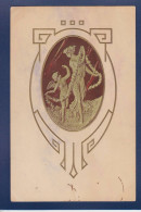 CPA Art Nouveau Gaufrée Type Camée Non Circulée Femme Woman - Femmes