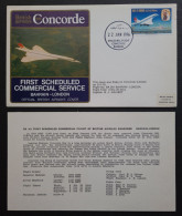 Concorde,  Vol  BAHRAIN- LONDON Le 22/1/1976. - Concorde