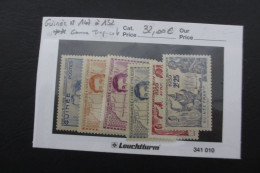 COLONIES GUINEE N°147 à 152 NEUF** GOMME TROPICALE COTE 32 EUROS VOIR SCANS - Nuovi