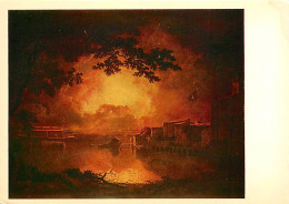 Art - Peinture - Joseph Wright Of Derby - Firework Display At The Castel Sant'Angelo In Rome - CPM - Voir Scans Recto-Ve - Malerei & Gemälde