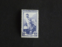 ITALIE ITALIA YT 572 ** MNH - FORGERON DU VAL D'AOSTE ET LE CHATEAU DE BARD - 1946-60: Mint/hinged