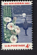 202749566 1962  SCOTT 1192 (XX) POSTFRIS MINT NEVER HINGED - ARIZONA STATEHOOD - CACTUS - FLOWERS - Ongebruikt