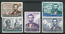 1959 - ** (Catalogo Sassone N.° 497/500+A) SOPRASTAMAPATI SAGGIO (38) - Unused Stamps