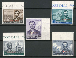 1959 - ** (Catalogo Sassone N.° 497/500+A) SOPRASTAMAPATI SAGGIO (37) - Unused Stamps