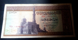 Egypt . 1 Pound , 1971 , P-44 (44b) Perfect - Egypte